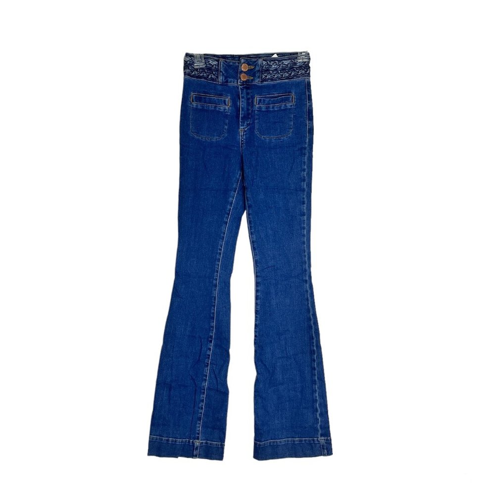 NWT Miss Selfridge Denim Kickflare Jeans Size US 4